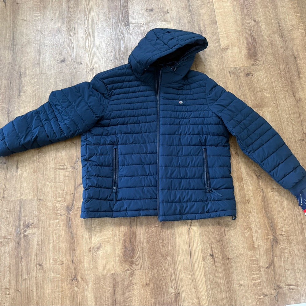 Champion Navy Puffer Jacket